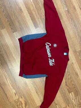 Knights Apparel stitched Alabama Crimson Tide crew neck sz large